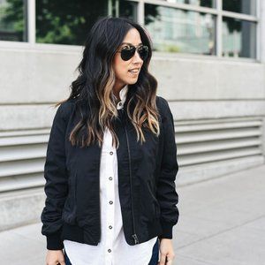 Madewell Side-Zip Bomber Jacket